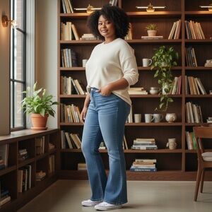 Old Navy High Rise Wow Flare Stretch Jeans Plus Size 16